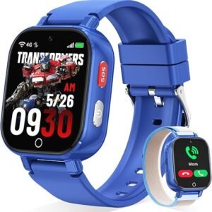 Transformers Reloj Inteligente para Niños y Niña 4G GPS de Regalo 4-12 años